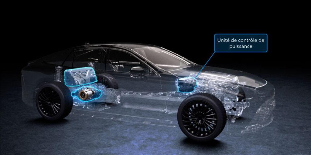 Toyota hydrogen fuel cell electric how fcevs work power control unit fr l